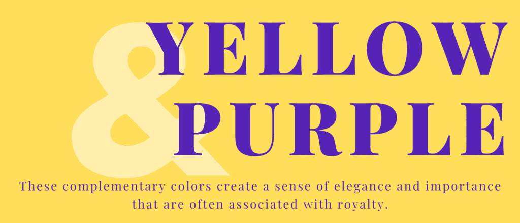 Yellow & Purple