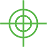 Green target icon